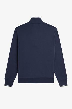 Fred Perry Half Zip Sweatshirt (Dark Airforce)