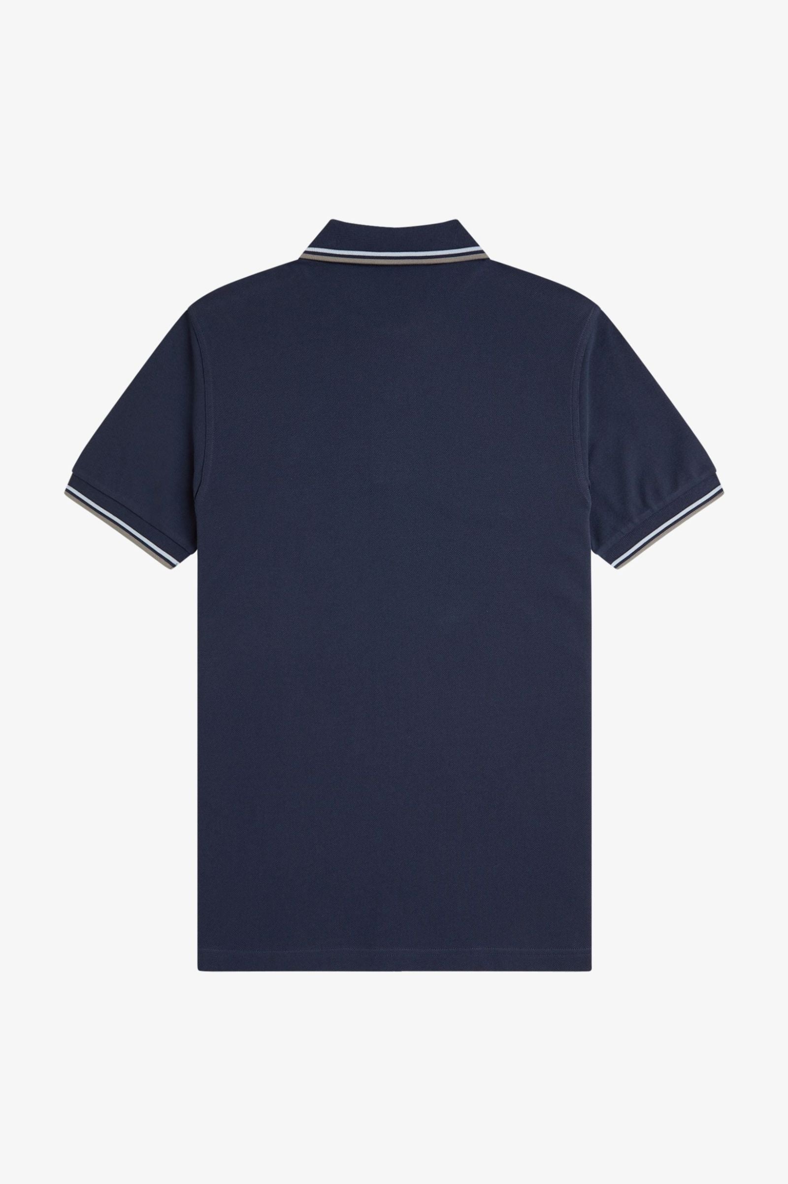 Fred Perry M3600 Twin Tipped Polo Shirt (Dark Airforce)