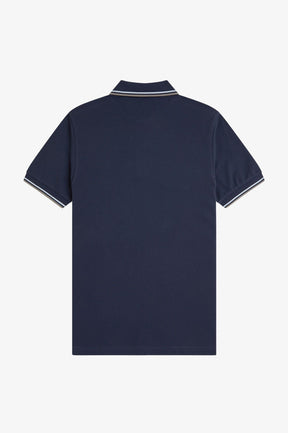 Fred Perry M3600 Twin Tipped Polo Shirt (Dark Airforce)