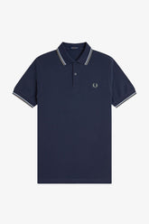 Fred Perry M3600 Twin Tipped Polo Shirt (Dark Airforce)