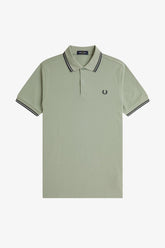 Fred Perry M3600 Twin Tipped Polo Shirt (Bay Leaf)