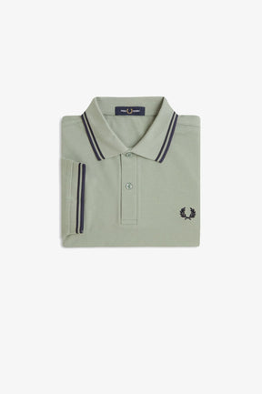Fred Perry M3600 Twin Tipped Polo Shirt (Bay Leaf)