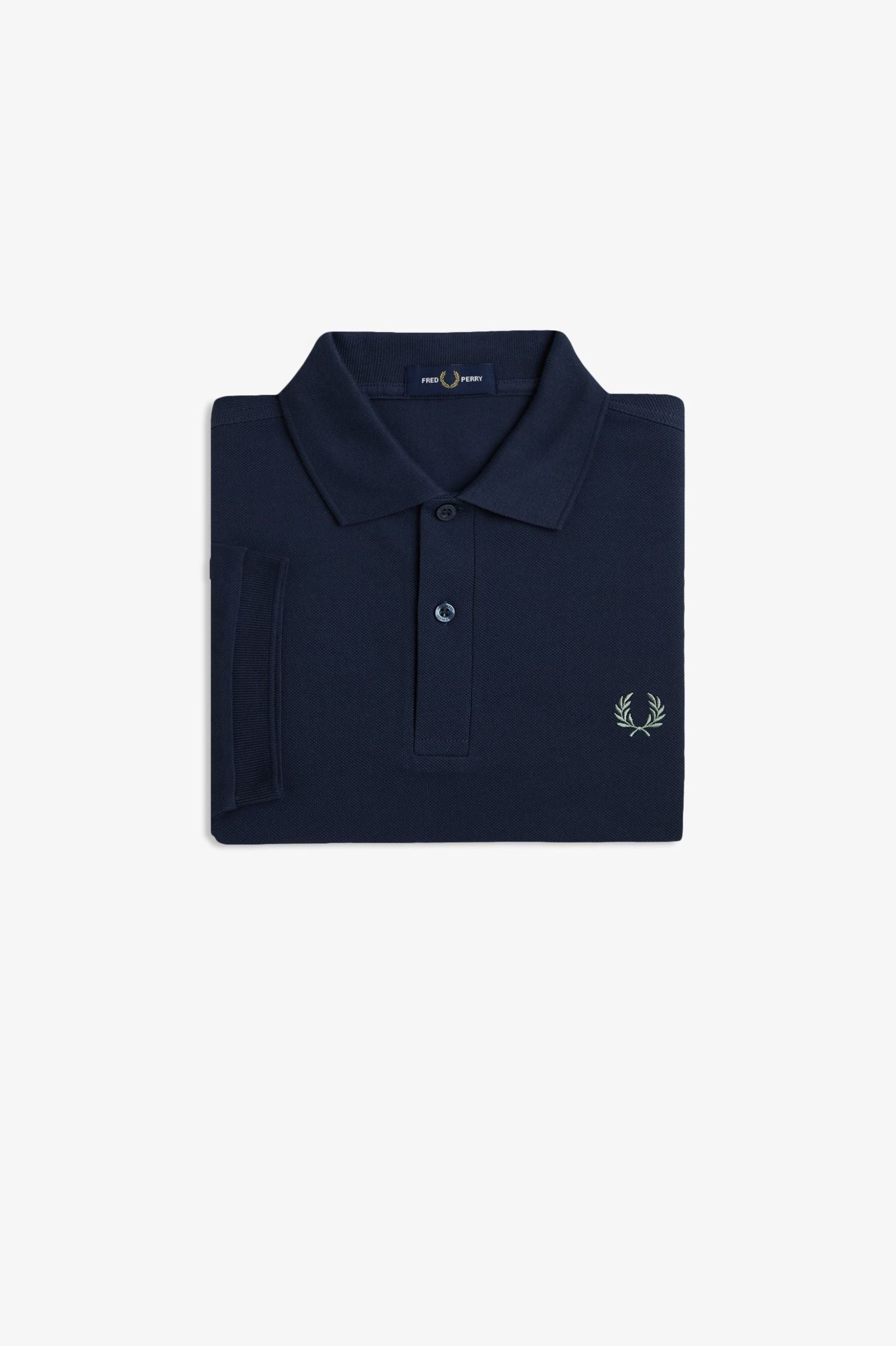 The Fred Perry Shirt (Dark Airforce/ Bay Leaf)