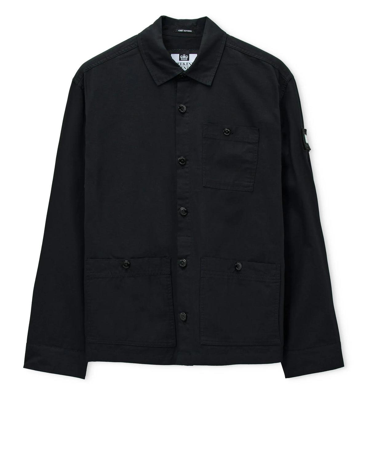 Weekend Offender Hynde Over-Shirt (Black)