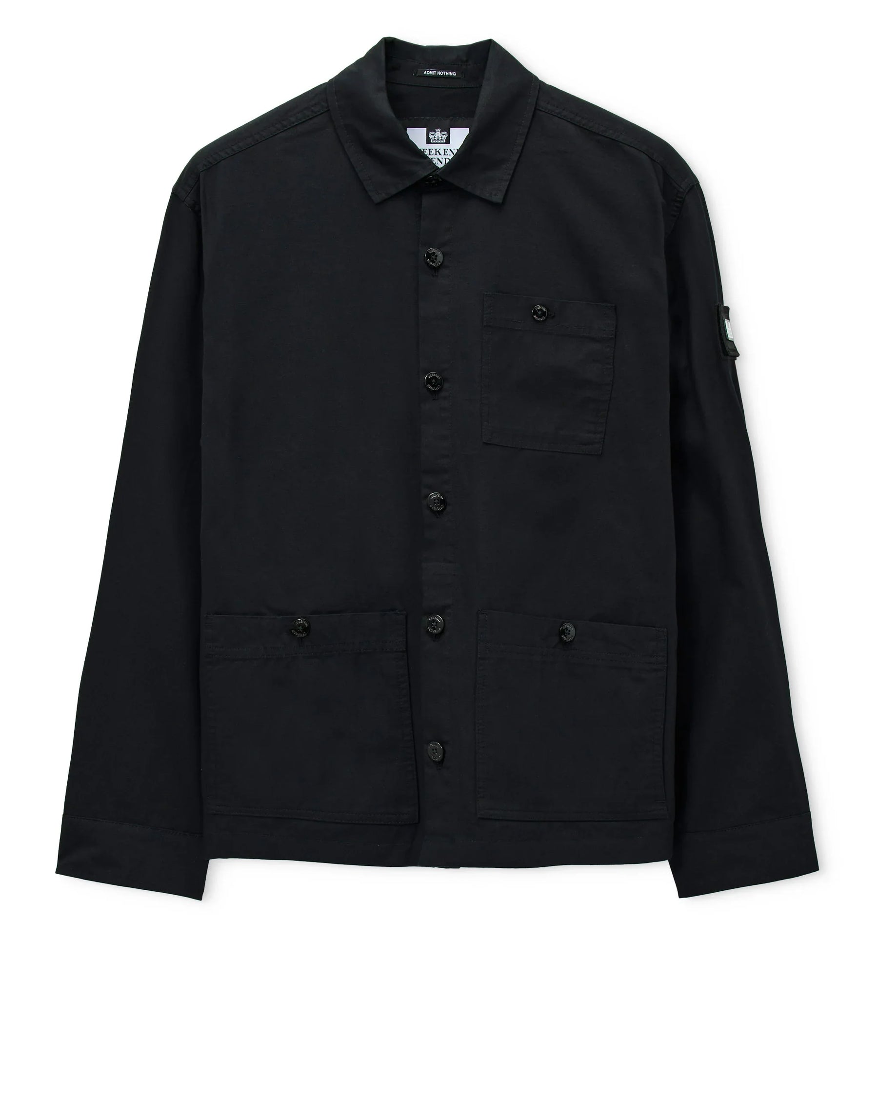Weekend Offender Hynde Over-Shirt (Black)