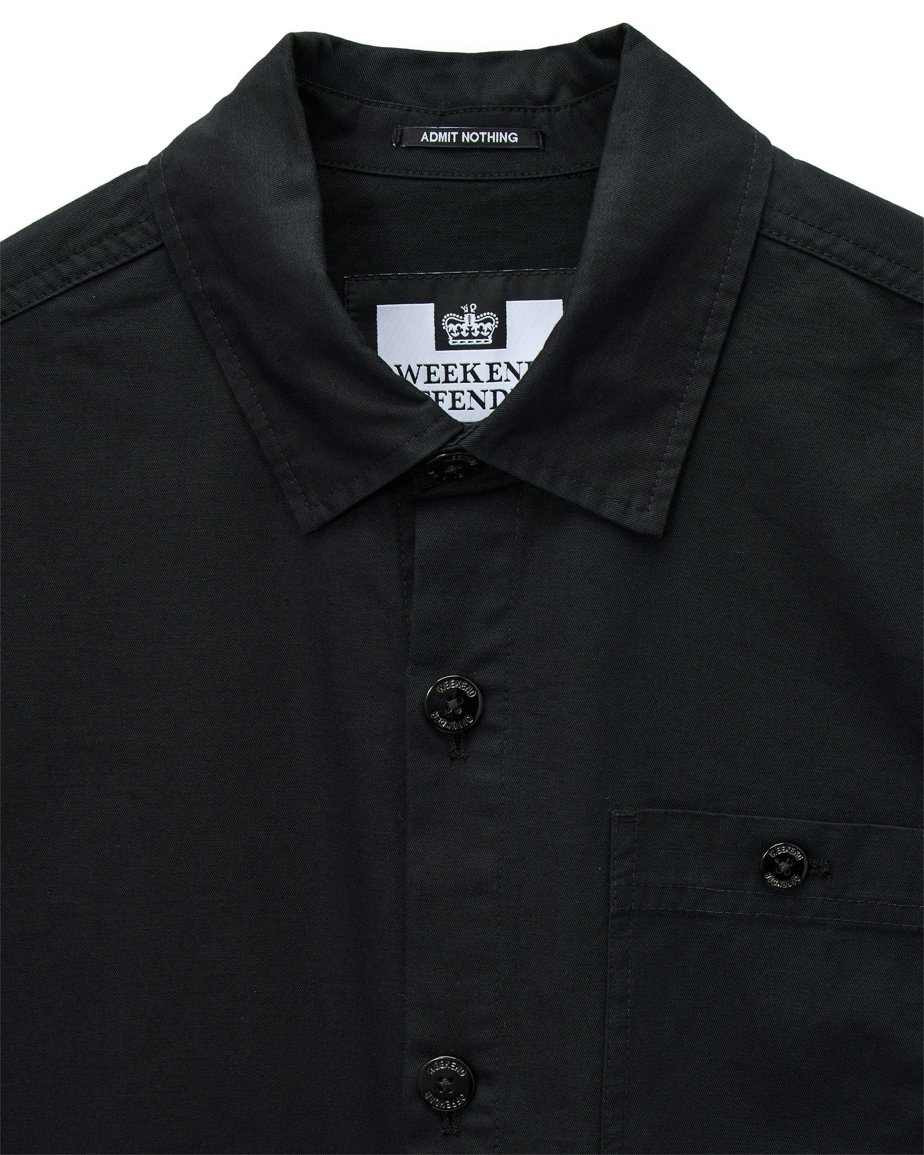 Weekend Offender Hynde Over-Shirt (Black)
