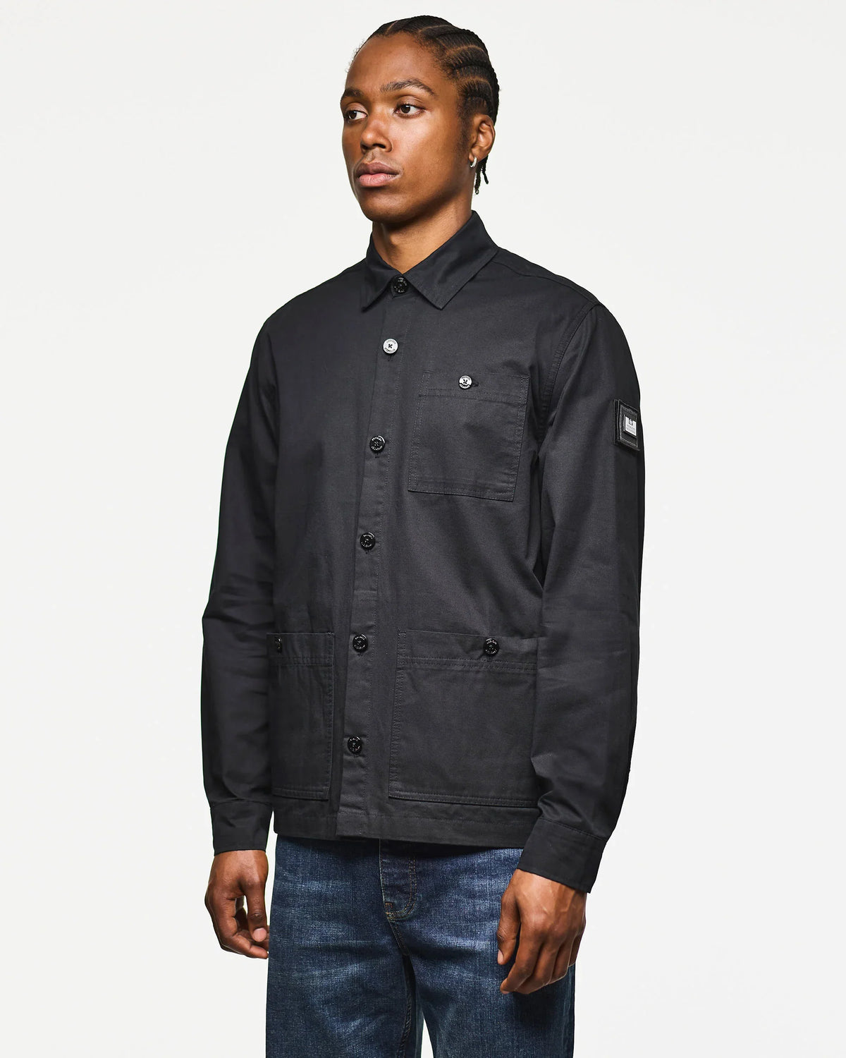 Weekend Offender Hynde Over-Shirt (Black)