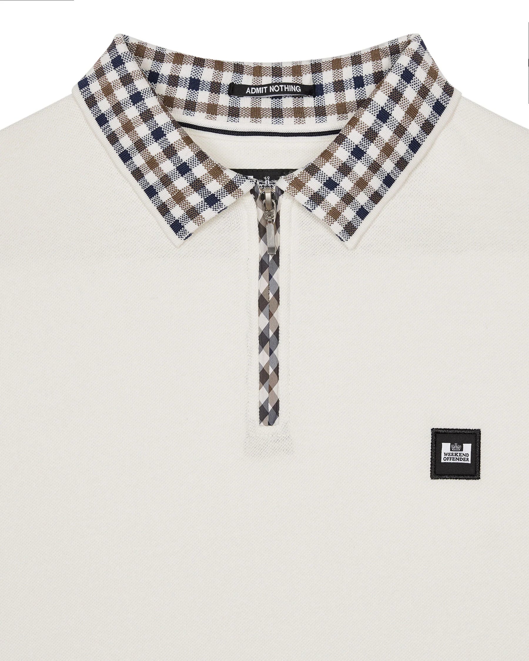 Weekend Offender Lachine Polo Shirt (Ghost/Mid House Check)