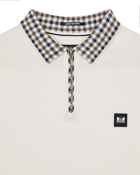 Weekend Offender Lachine Polo Shirt (Ghost/Mid House Check)