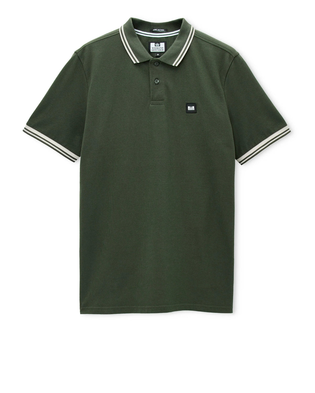 Weekend Offender Levanto Polo Shirt (Black Forest Green/Calcium)