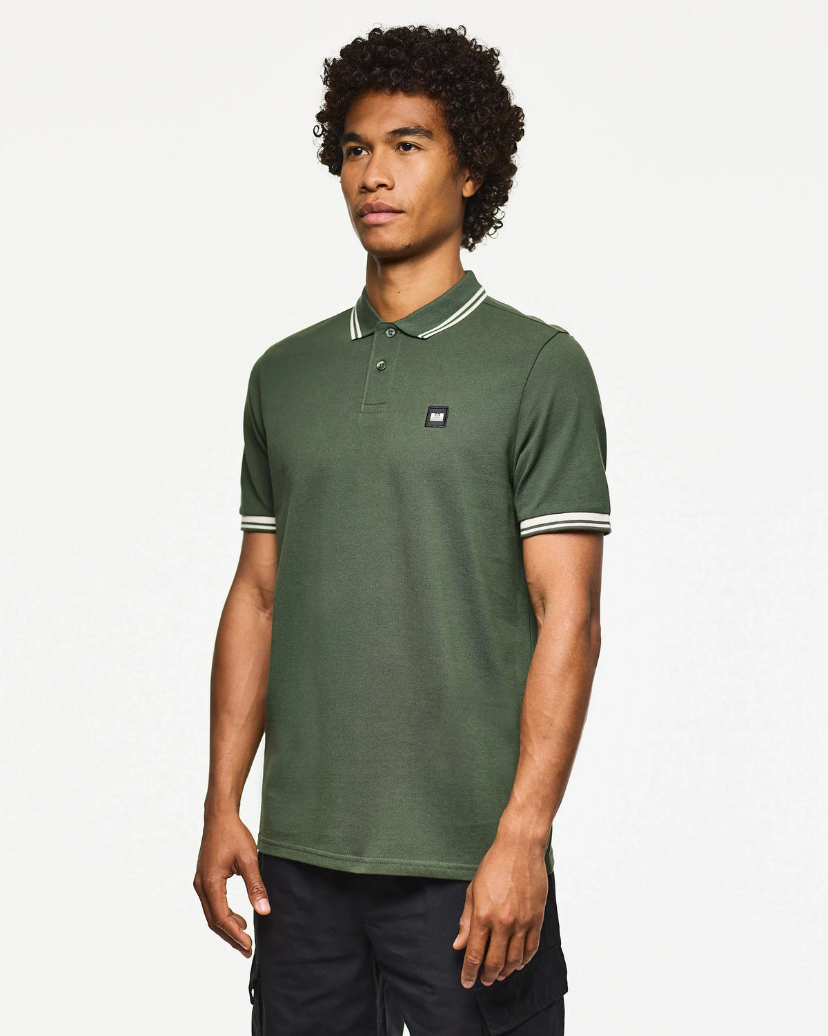 Weekend Offender Levanto Polo Shirt (Black Forest Green/Calcium)