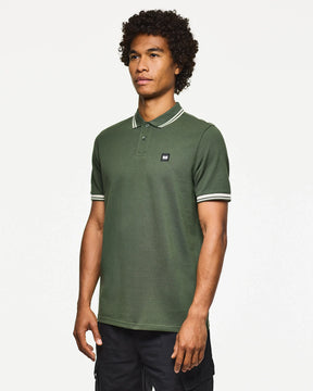 Weekend Offender Levanto Polo Shirt (Black Forest Green/Calcium)