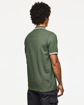 Weekend Offender Levanto Polo Shirt (Black Forest Green/Calcium)