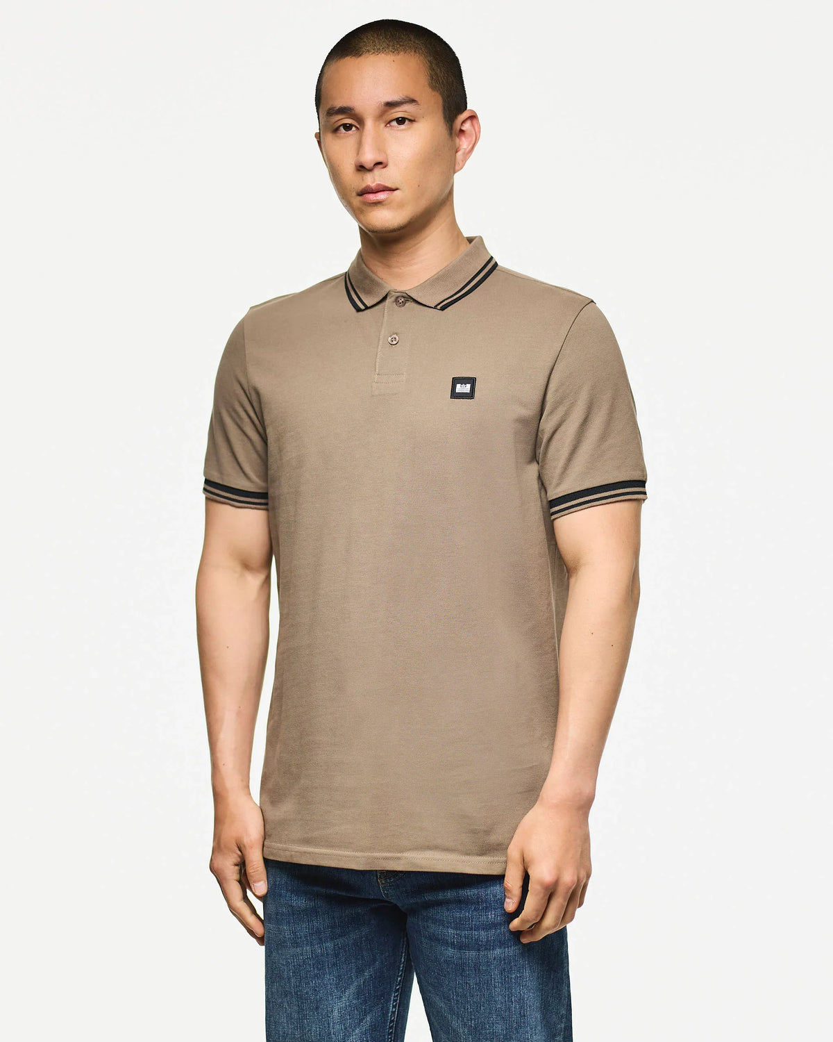 Weekend Offender Levanto Polo Shirt (Tobacco Brown/Black)