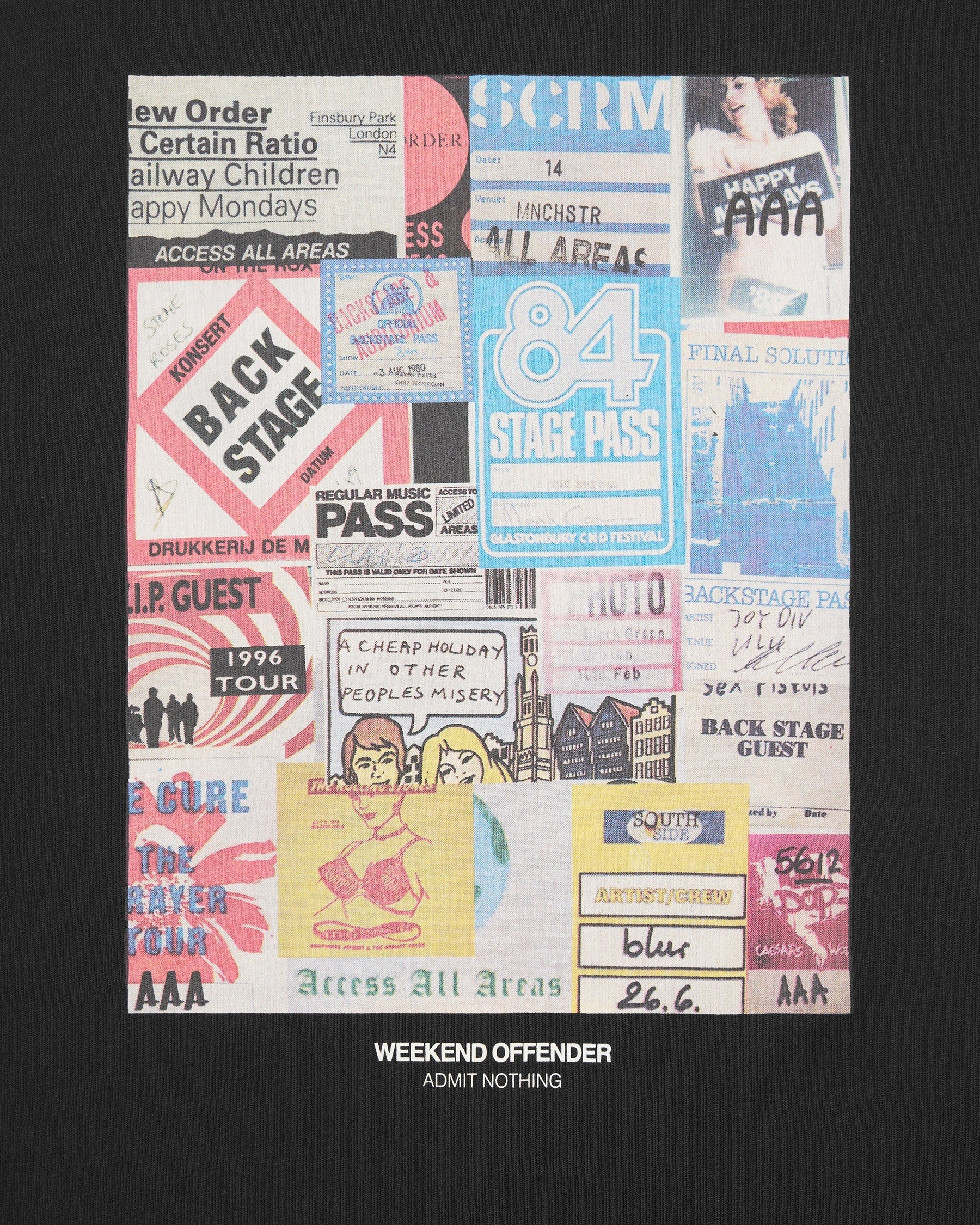 Weekend Offender Passes T-Shirt (Black)