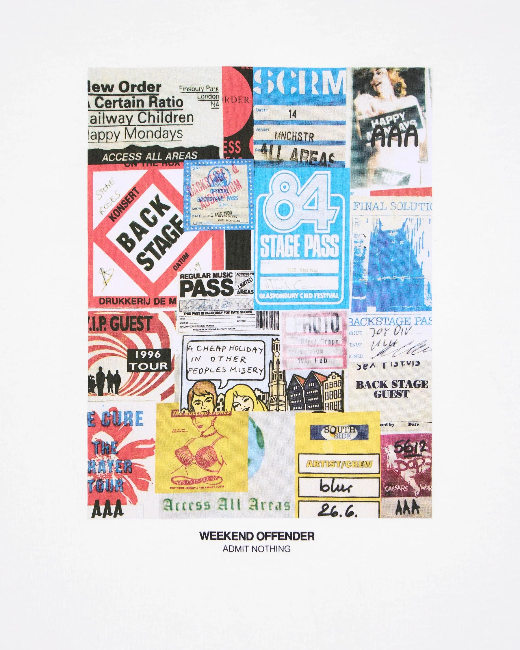 Weekend Offender Passes T-Shirt (White)