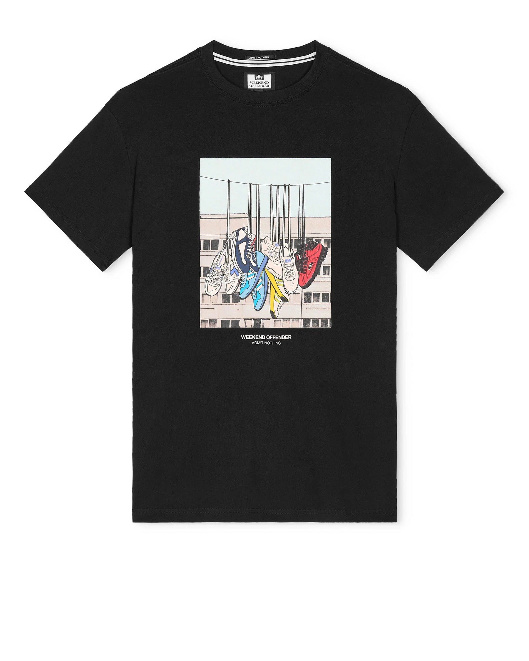 Weekend Offender Battle Lines T-Shirt (Black)