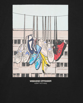 Weekend Offender Battle Lines T-Shirt (Black)