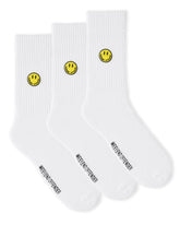Weekend Offender Smiley Sports Socks (White)