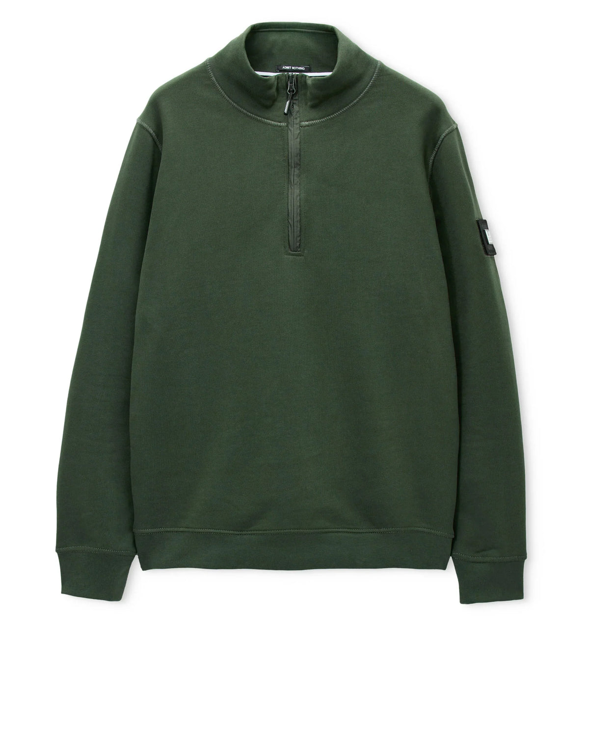 Weekend Offender Kraviz 1/4 Zip Sweatshirt (Black Forest Green)