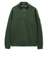 Weekend Offender Kraviz 1/4 Zip Sweatshirt (Black Forest Green)
