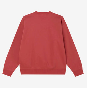 Obey Established Works Bold Crew (Mineral Red)