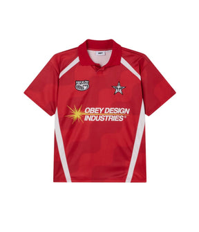 Obey Soccer Jersey (Red Multi)