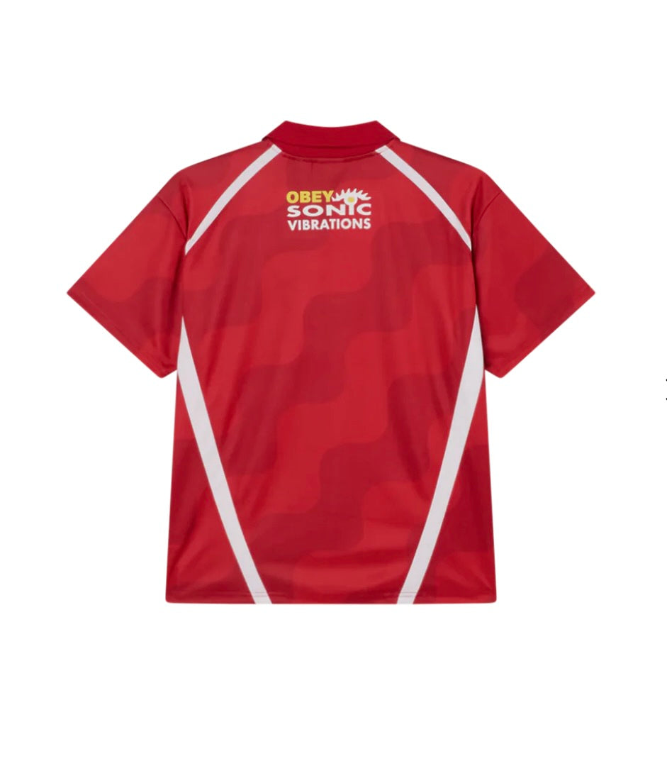 Obey Soccer Jersey (Red Multi)