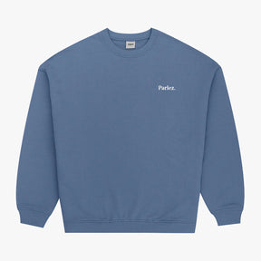 Parlez Vernon Oversized Crew (China Blue)