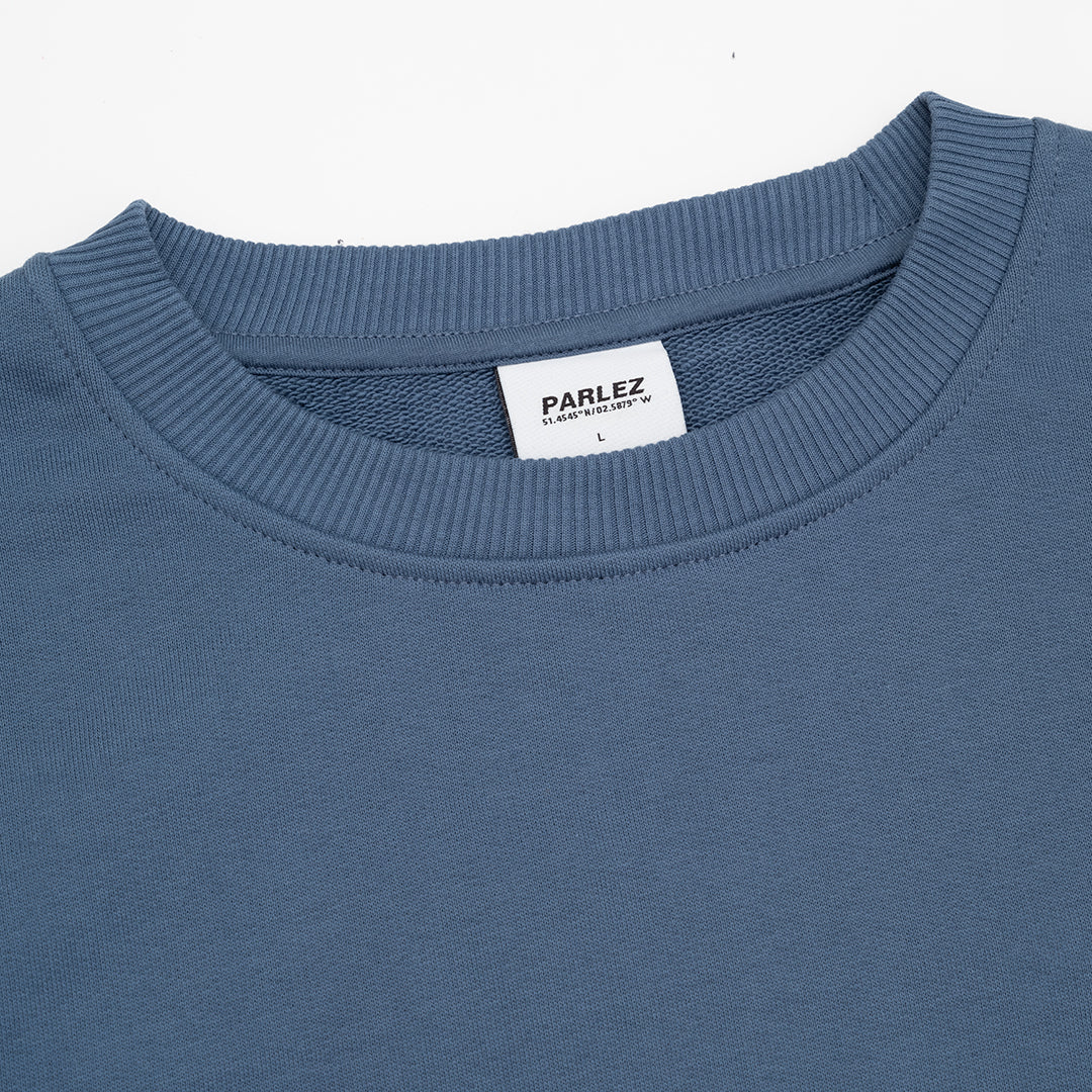 Parlez Vernon Oversized Crew (China Blue)