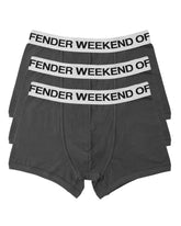 Weekend Offender Boxer Shorts Pack of 3 (Dark Charcoal)