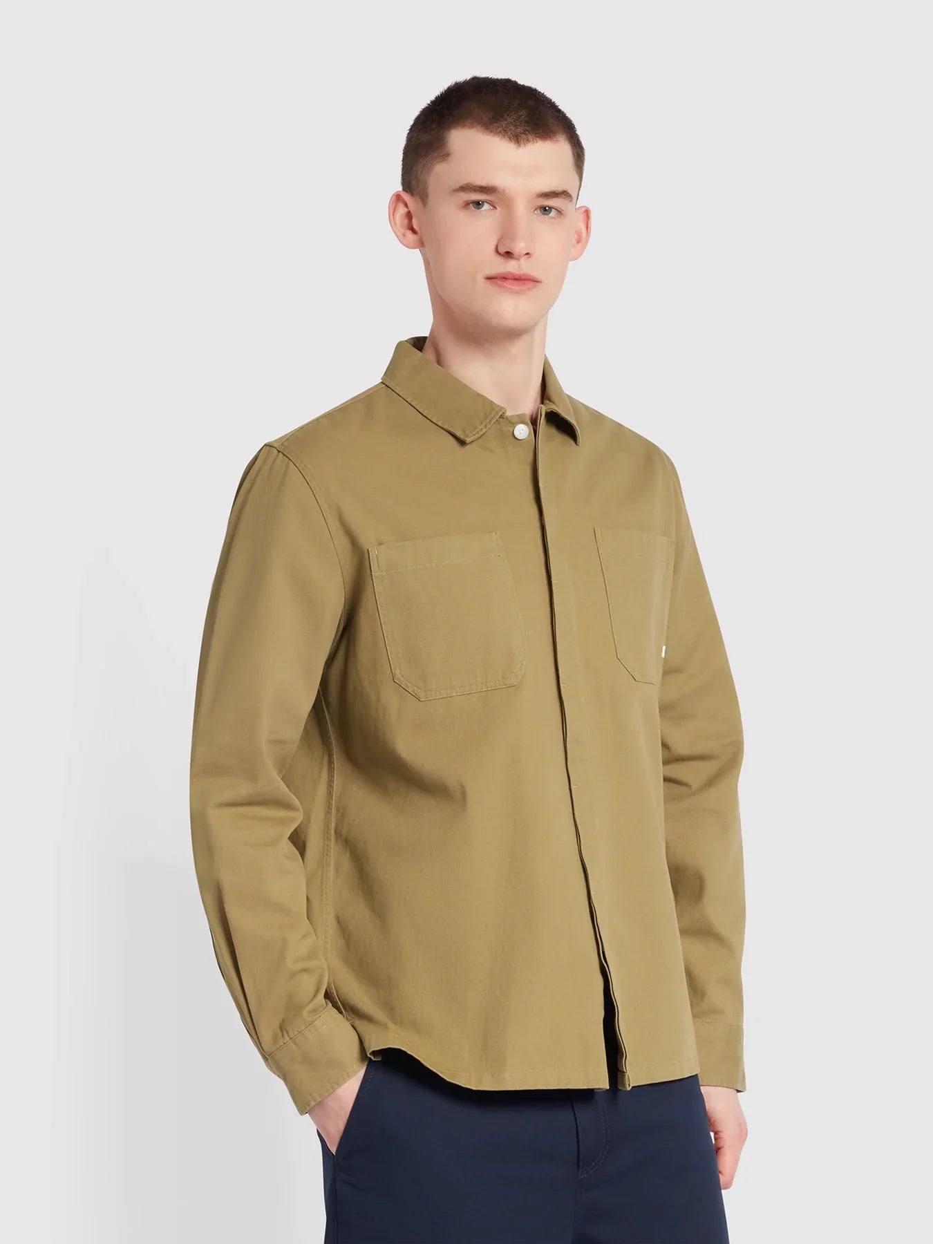 Farah Leon Overshirt (True Khaki)