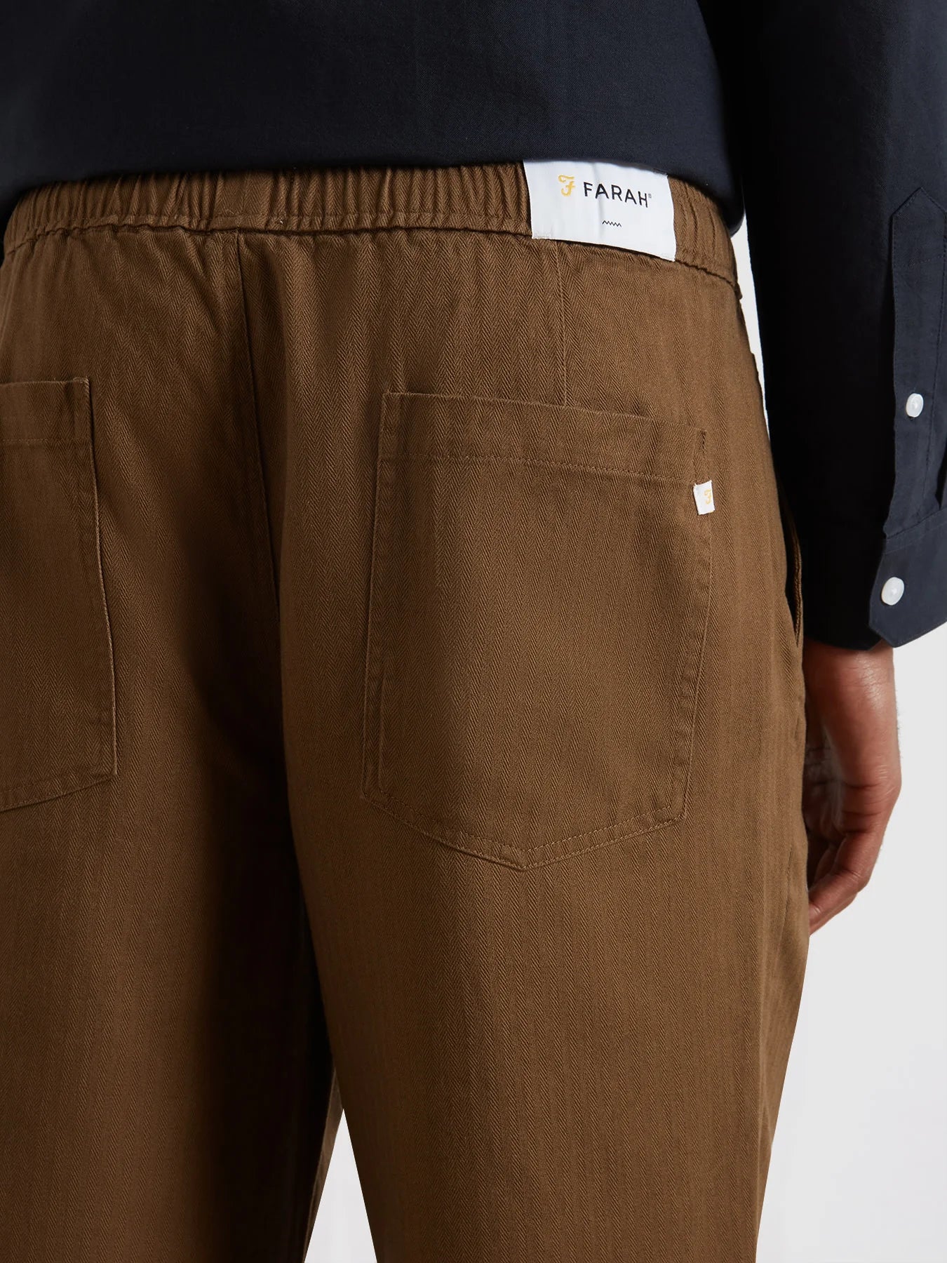 Farah Greenport Trousers (Clove Brown)