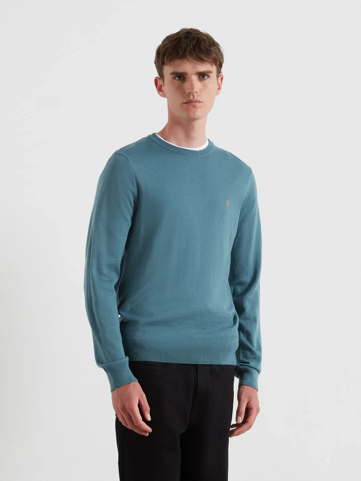 Farah Mullen Sweater (Chalk Blue)