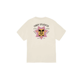Obey Global Visuals T-Shirt (Cream)
