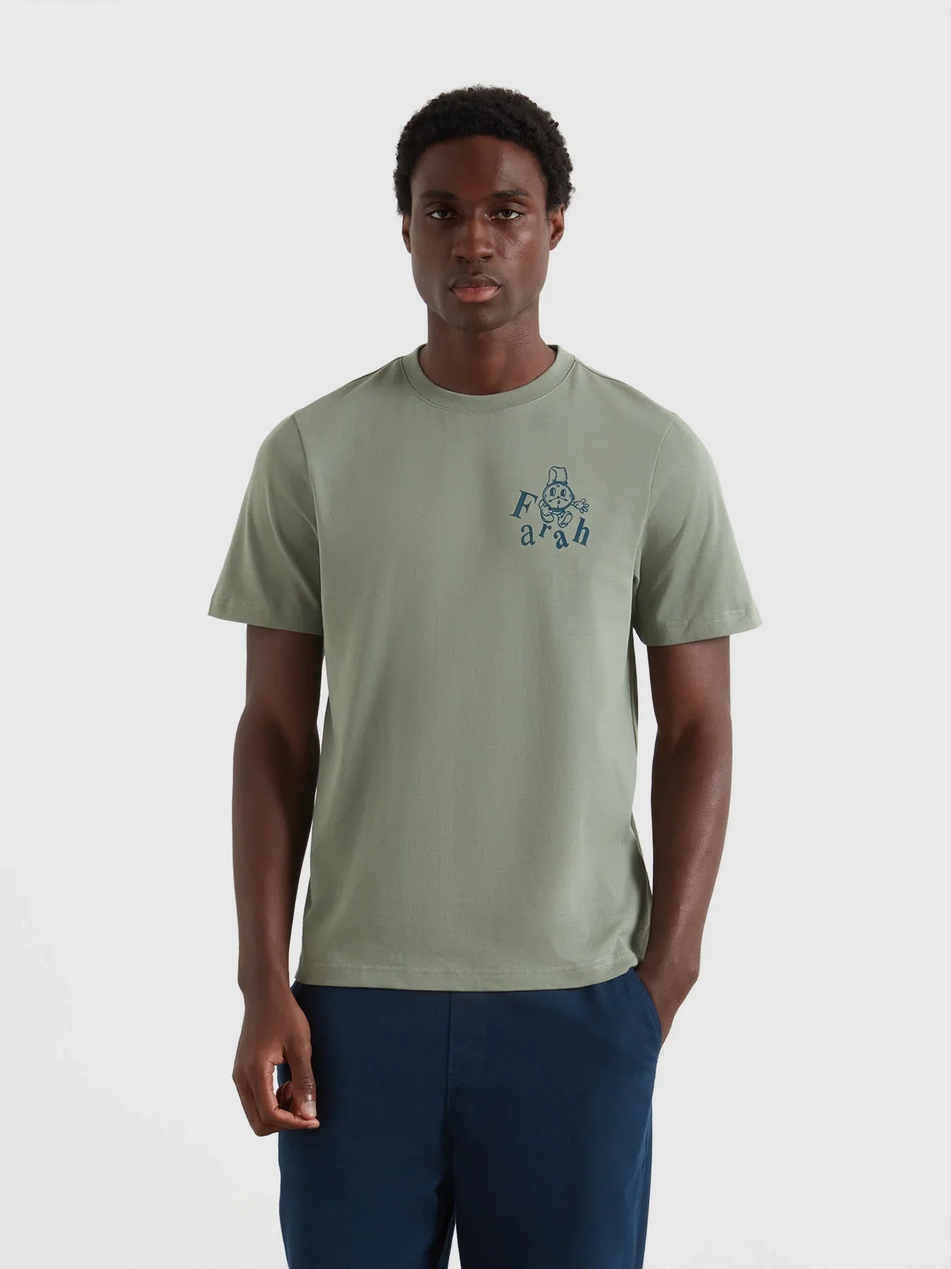 Farah Marcham T-Shirt (Tarragon Green)