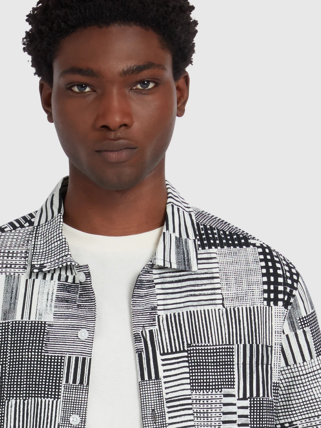Farah Chiltern Archive Print Shirt (Black)